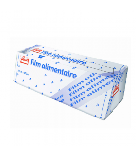 Film alimentaire PVC 300M en boite distributrice  450 - 6Pcs