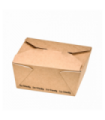 BOITE REPAS CARTON KRAFT 130X106X65 MM - 450