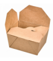 BOITE REPAS CARTON KRAFT 130X105X65 MM - 450