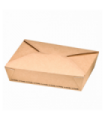 BOITE REPAS CARTON KRAFT 215X160X50 MM - 200