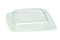 Couvercle dôme plastique transparent  195x195mm H30mm-400Pcs