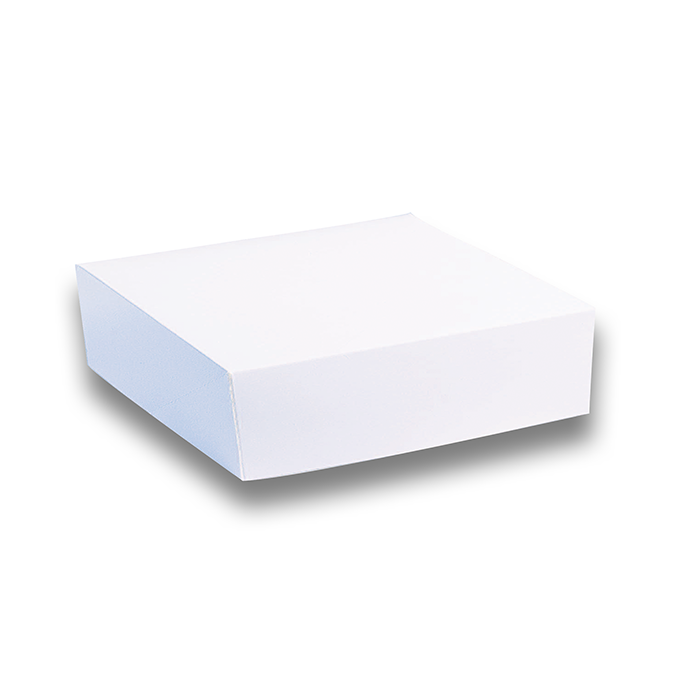 Boîte pâtissière carton blanche 250x250mm H100mm-50Pcs