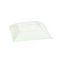 Couvercle plat transparent en plastique PET 200x200mm H50mm-250Pcs