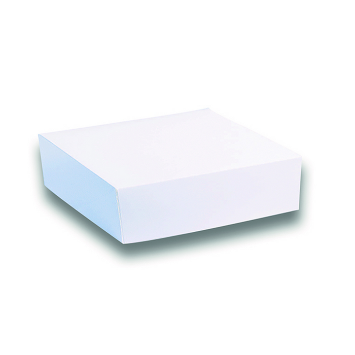 Boîte pâtissière carton blanche 180x180mm H100mm-50Pcs