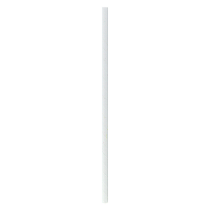 Paille en papier blanc   H260mm-3000Pcs