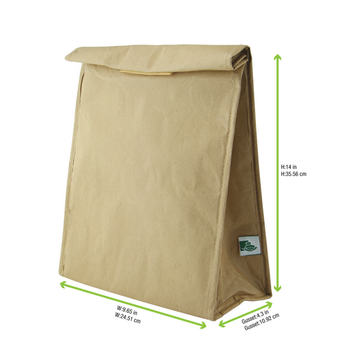 Sac isotherme repas avec fermeture velcro  245x120mm H350mm-24Pcs
