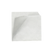 Bolsa de papel blanca antigrasa abierta por 2 lados 110x110mm - 1000Uds
