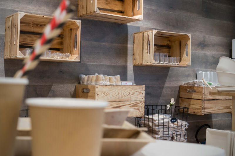 Couteau bois "Baroc Timber"  H205mm-288Pcs