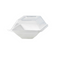 Couvercle dôme rectangulaire transparent en plastique PET  132x88mm H33mm-100Pcs