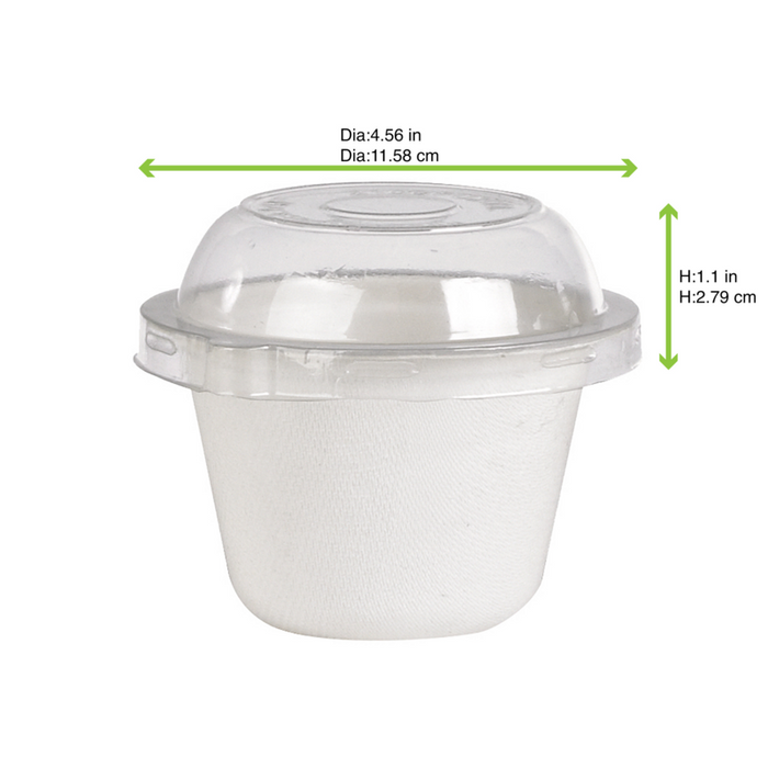 Couvercle dôme transparent en plastique PET  H28mm-500Pcs