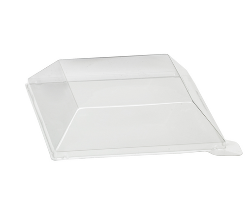 Tapa cúpula PET transparente con pestaña Klarity para 210KLAR1313 130x130mm A30mm - 50Uds