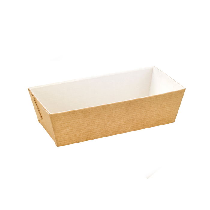 Moule de cuisson carton microflute rectangulaire  206x96mm H55mm-270Pcs