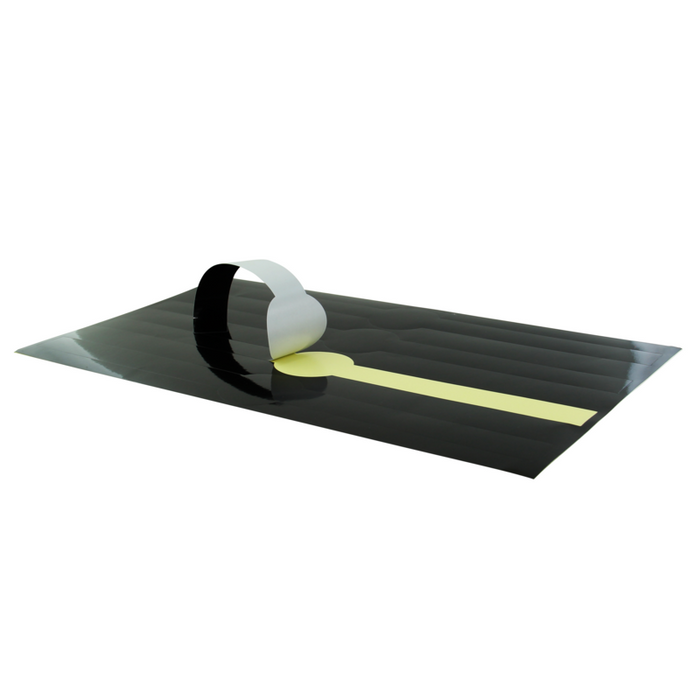 Etiquette autocollante noire  300x20mm-500Pcs