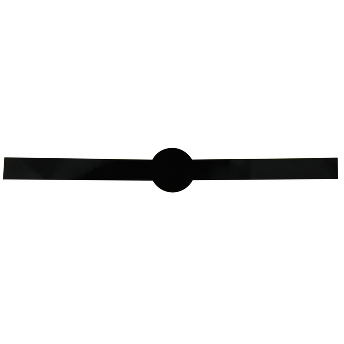 Etiquette autocollante noire  300x20mm-500Pcs