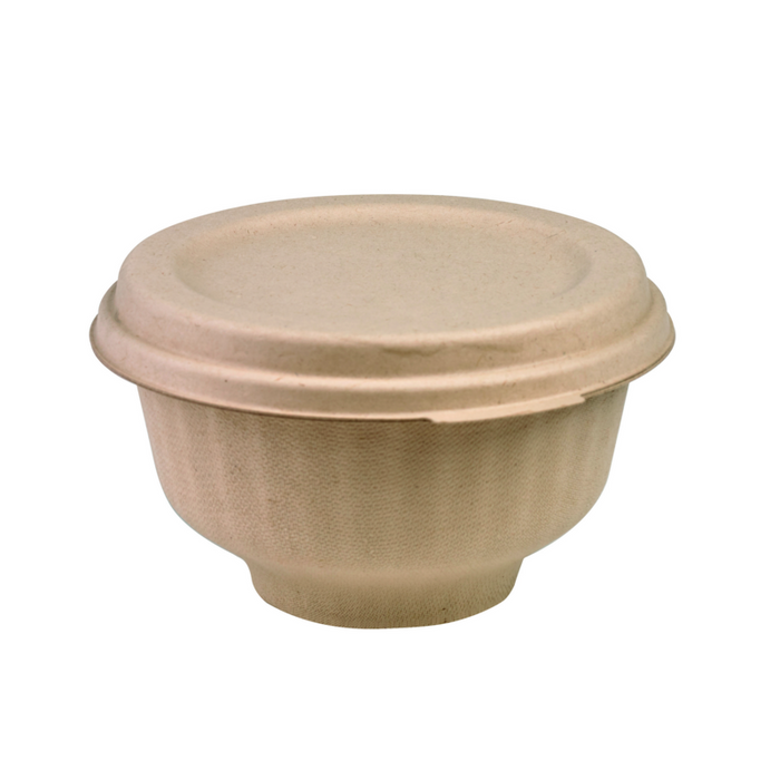 Pot à soupe pulpe avec couvercle  H90mm 680ml-200Pcs