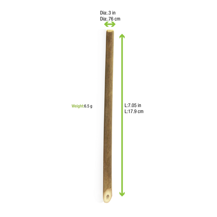 Paille en bambou   H180mm-200Pcs