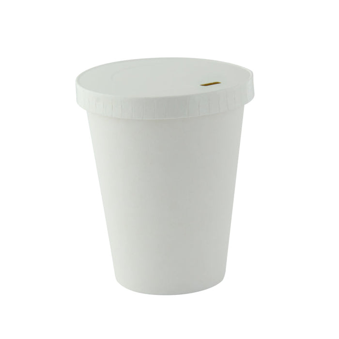 Couvercle carton blanc chaud et froid  H11mm-1000Pcs