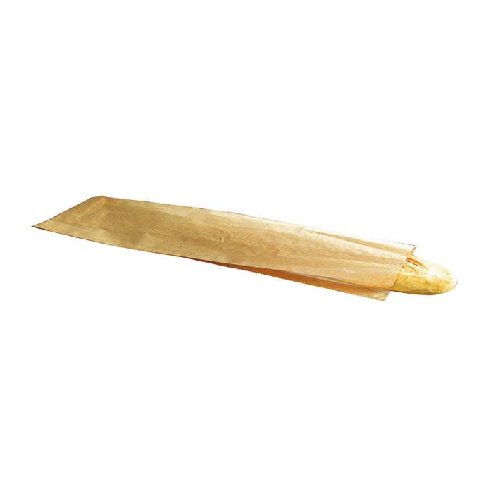 Sac à pain papier kraft brun  100x40mm H610mm-1000Pcs