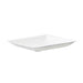 Plato cuadrado de pulpa blanco 90x90mm - 100Uds