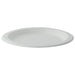 Plato redondo de caña de azúcar blanco Ø215mm - 125Uds