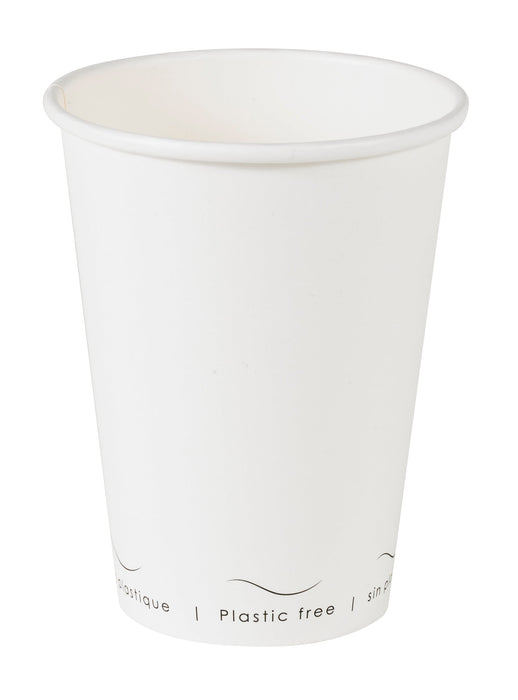 Gobelet Eden blanc en carton sans plastique, Waterbased  H110mm 350ml-1000Pcs