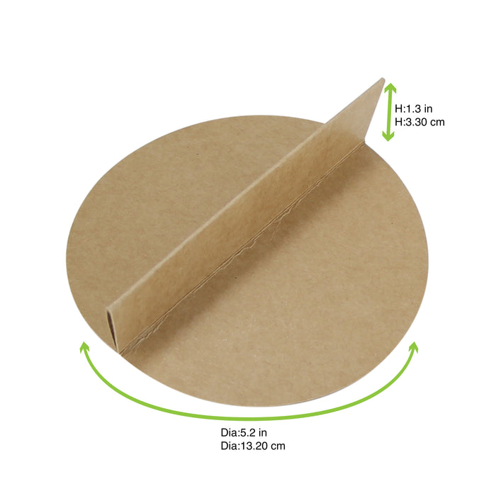 Diviseur 2 parties en carton brun 134mm H33mm-360Pcs