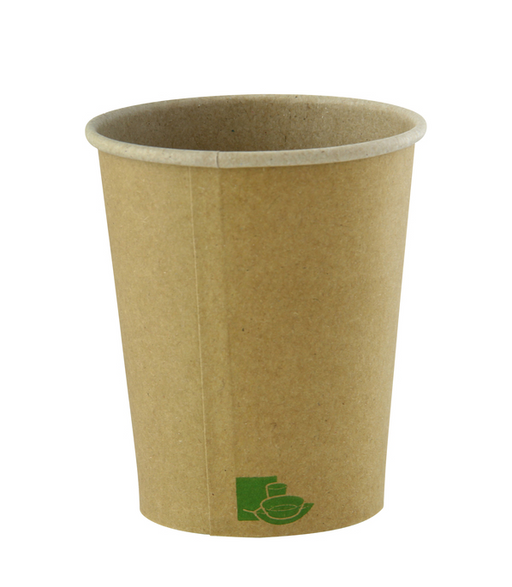 Vaso Zen de cartón kraft 170ml A79mm - 50Uds