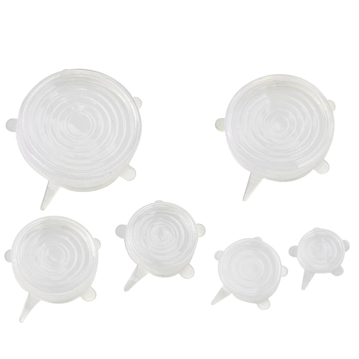 Set de 6 couvercles réutilisable en silicone   H30mm-10Pcs