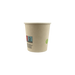 Vaso de cartón de fibra de bambú blanco con laminación PE 120ml A62mm - 50Uds