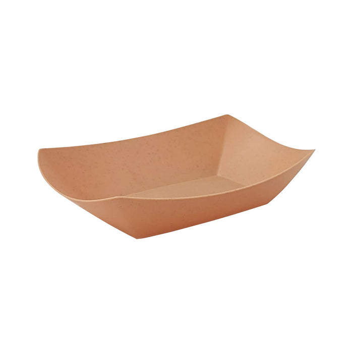 Barquette Bateau kraft réutilisable 218x155mm H40mm-10Pcs
