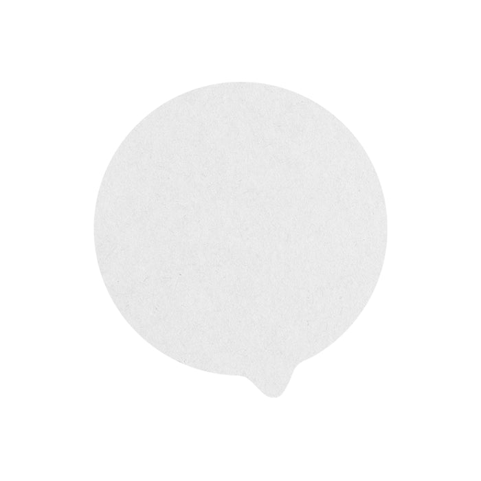 Opercule scellable en papier blanc-500Pcs