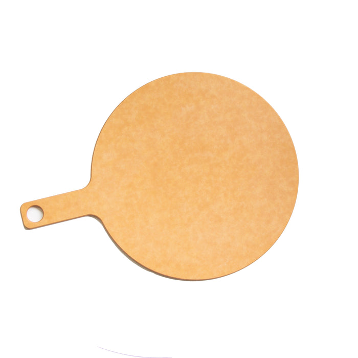 Phoenix  Planche ronde couleur naturel en fibre de bois 340x255mm H6mm-6Pcs