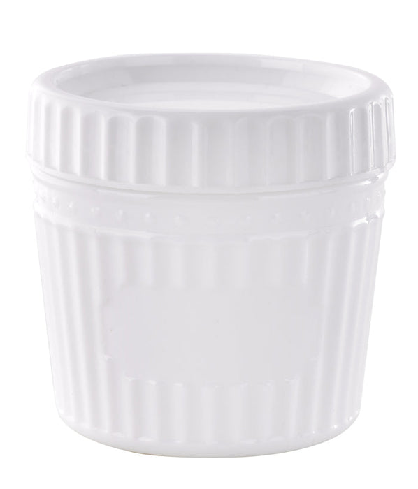 Combo Bol CookShow verre opale + Couv en plastique PP  H78mm 260ml-48Pcs