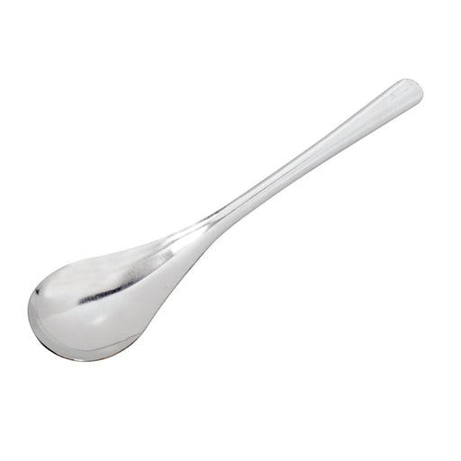Cuchara de café de acero inoxidable con estuche, 110x25mm - 50Uds