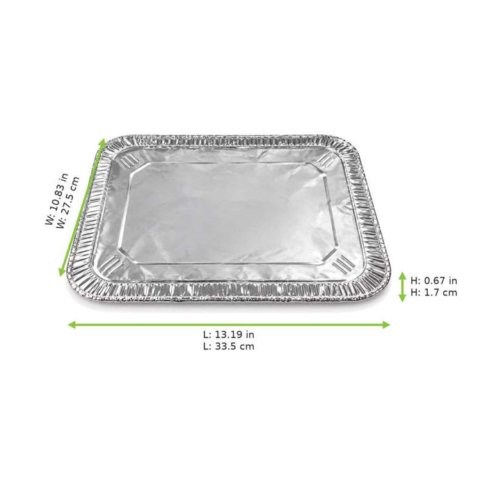 Couvercle aluminium pour barquette refermable 335x275mm H17mm - 400Pcs