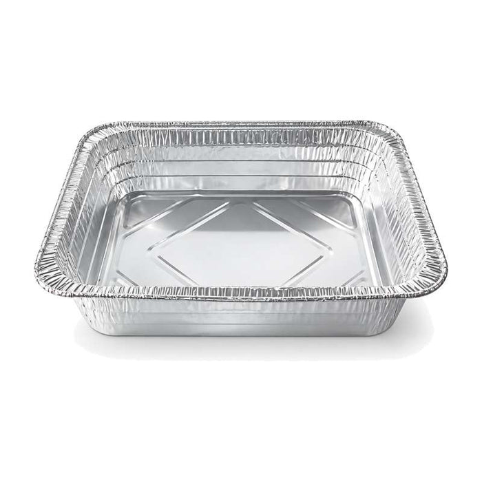 Barquette aluminium rectangulaire refermable 318x264mm H60mm 3100ml - 200Pcs