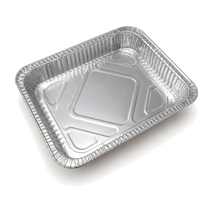 Barquette aluminium rectangulaire format GN 1/2 320x260mm H44mm 2100ml - 200Pcs