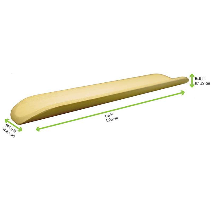 Support bambou Amagi, quart de tige longue et arrondie 200x35mm H15mm - 200Pcs