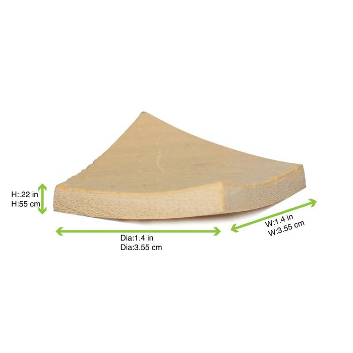 Mini assiette bambou carrée "Iki"  35x35mm-2000Pcs