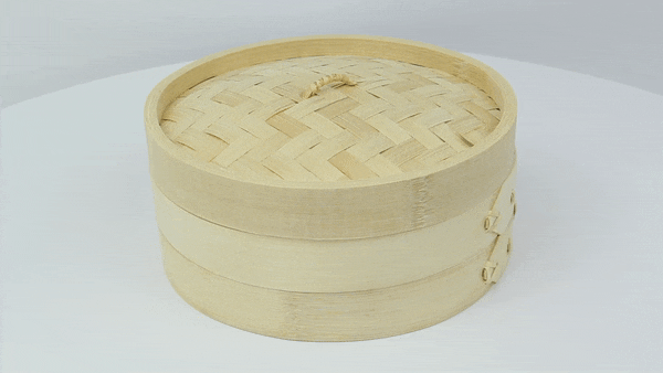 Cuiseur vapeur bambou   H74mm - 10Pcs