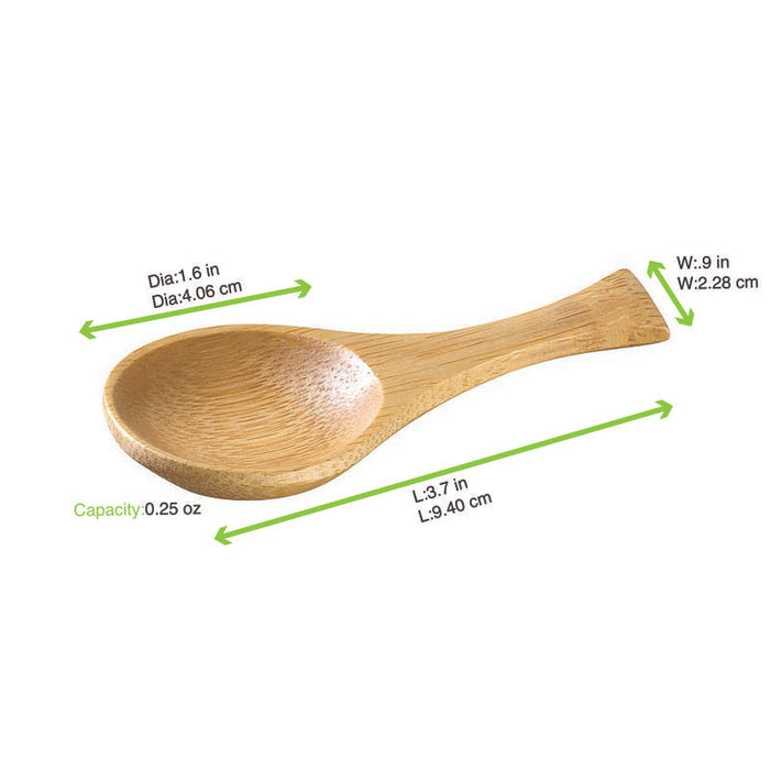 Cuillère de dégustation en bambou "Iwaki" 90mm - 500Pcs