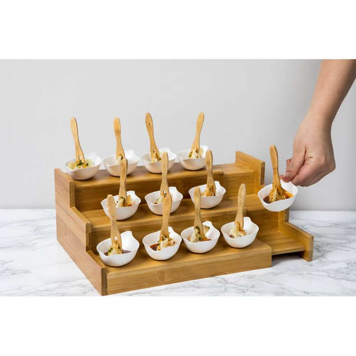 Mini fourchette "Kamala" en bambou 90mm - 500Pcs