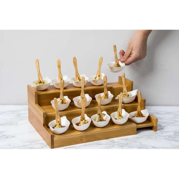 Mini fourchette "Kamala" en bambou 90mm - 500Pcs