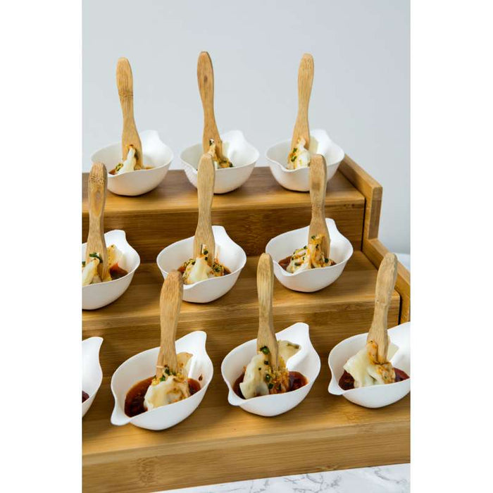 Mini fourchette "Kamala" en bambou 90mm - 500Pcs