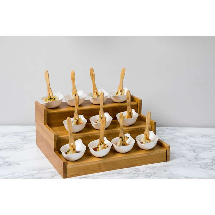 Mini fourchette "Kamala" en bambou 90mm - 500Pcs