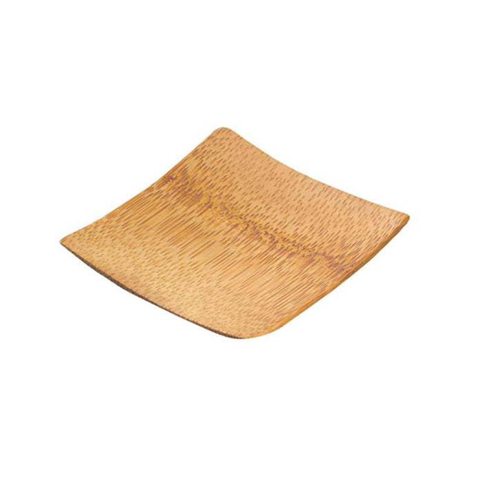 Mini assiette en bambou carrée lisse "Krabi" 60x60mm - 144Pcs