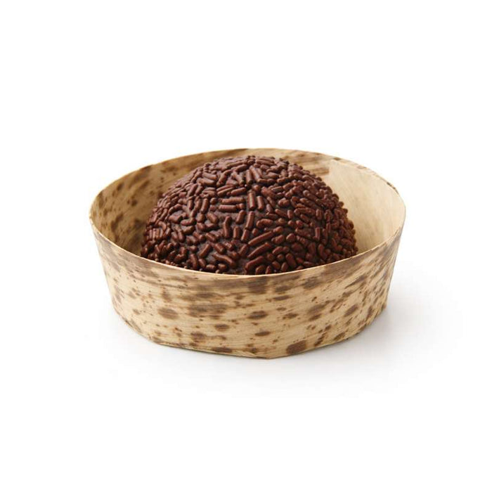 Panier rond en feuille de bambou Anno  H28mm 80ml-1000Pcs