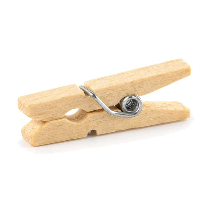 Mini pince à linge bois   H25mm-2000Pcs