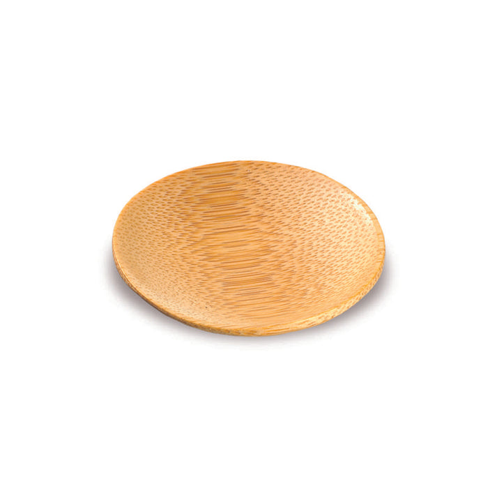 Mini assiette ronde bambou "Ping"   H10mm-144Pcs
