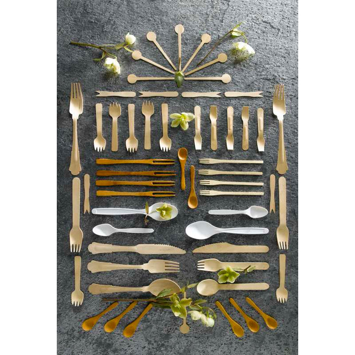 Fourchette bambou "Trident"  H140mm-2000Pcs